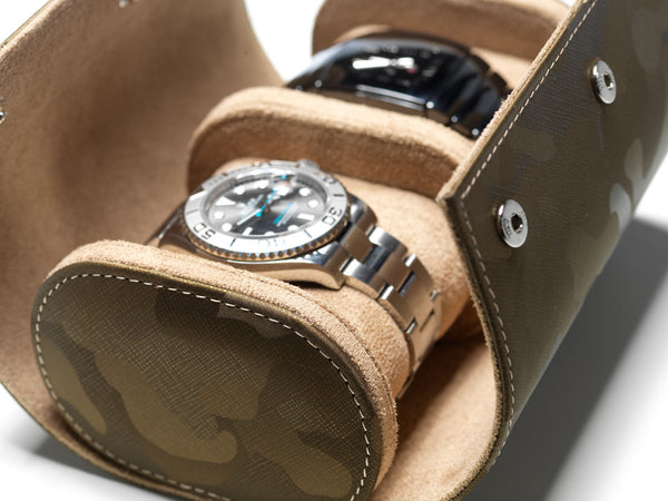 Camo Sand on sand watch roll - 2 watches