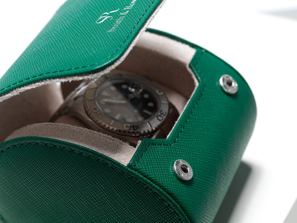Castleton Green watch roll - 1 watch