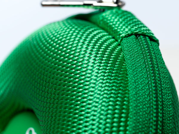Green zip pouch - 1 Watch