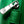 Green zip pouch - 1 Watch