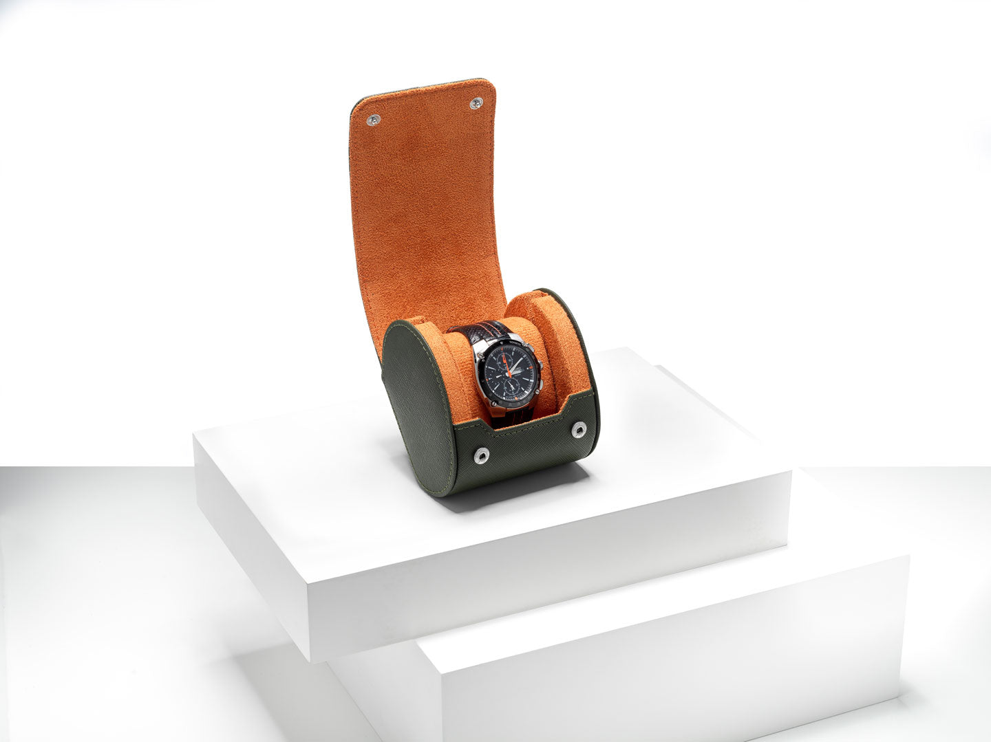 Olive Green watch roll watch – Smith Rowe - Main Image