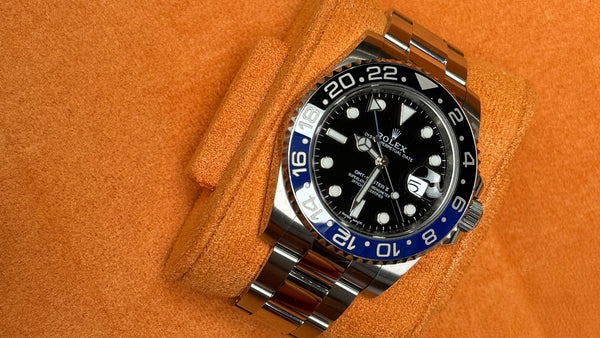 Black Hexagonal Watch Roll With Sliding Pillows - 3 Watches